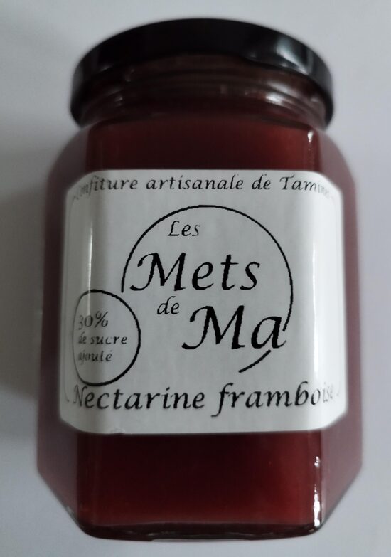 Confiture nectarine framboise 280 g